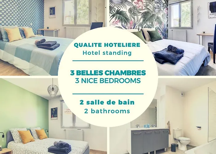 Villa Poete Avec Jardin 3 Chambres Parking Gratuit
